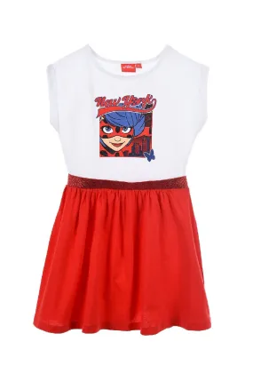 Kleid mit Skaterrock und PaillettengÃÂ¼rtel LADY BUG